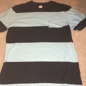 J Crew Blue Striped Shirt